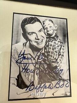 Buffalo Bob Signed Authentic And Howdy Doody Photo With Coa And Framed Nicely