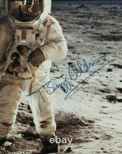 Buzz Aldrin Apollo 11 Signed Red Serial Numbered Iconic'Visor Photo' Authentic