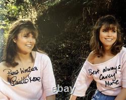 CAMILLA & CAREY MORE SIGNED 8x10 PHOTO FRIDAY THE 13th AUTHENTIC AUTOGRAPH COA
