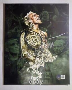 CHARLES OLIVEIRA UFC SIGNED 8x10 (BECKETT AUTHENTICATED)