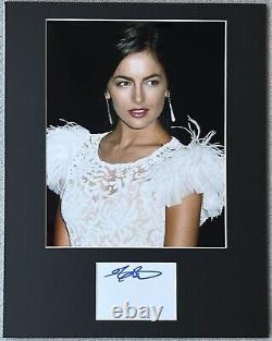 Camilla Belle Signed In Person 11x14 Matted Autograph & Photo Authentic