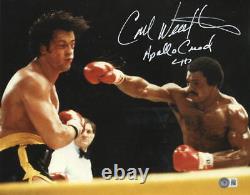 Carl Weathers Signed 11x14 Photo Authentic Autograph Apollo Creed Beckett 1