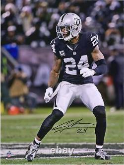 Charles Woodson Oakland Raiders Autographed 16 x 20 Stance Photograph