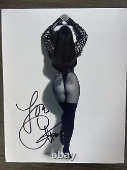 Cher Signed Butt Tattoo 8 x10 Signed Photo Authentic Letter Of Authenticity Ex