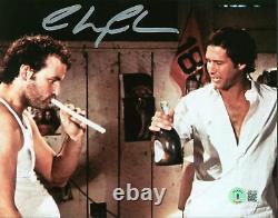 Chevy Chase Caddyshack Authentic Signed 8x10 Photo with Bill Murray BAS Witnessed