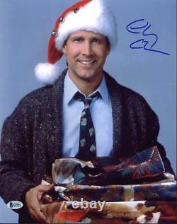 Chevy Chase Christmas Vacation Authentic Signed 11X14 Photo BAS Witnessed 5