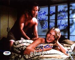 Chevy Chase & Cindy Morgan Caddyshack Authentic Signed 8X10 Photo BAS Witness 2