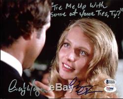 Chevy Chase & Cindy Morgan Caddyshack Authentic Signed 8X10 Photo BAS Witness 3