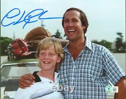 Chevy Chase Vacation Authentic Signed 8x10 Horizontal Photo with Rusty BAS Witness
