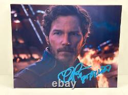 Chris Pratt Guardians Star Lord Signed Autographed Photo Authentic 8X10 COA