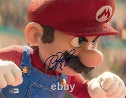 Chris Pratt Signed 11x14 Photo Super Mario Bros Authentic Autograph Beckett