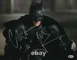 Christian Bale Signed 11x14 Dark Knight Photo Authentic Autograph Beckett Bas
