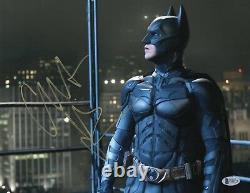 Christian Bale Signed 11x14 Photo'batman' Authentic Autograph Bas Beckett Coa Q
