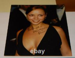 Christina Ricci Original Authentic Photograph Autograph Signed With Love To Brad