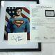 Christopher Reeve 1985 Superman Signed Autograph Index Card Jsa Authenticated