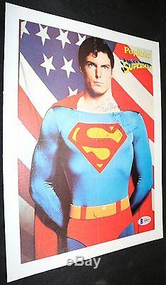 Christopher Reeve as Superman Autograph (BAS Beckett Authenticated) Signed