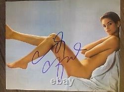 Cindy Crawford Naked Beauty Signed 8x10 photo Authentic Letter Of Authenticity