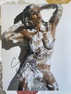 Cindy Crawford Naked Pepsi Signed 8x10 photo Authentic Letter Of Authenticity