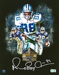 Cowboys Michael Irvin Authentic Signed 11x14 Collage Edit Photo BAS Witnessed