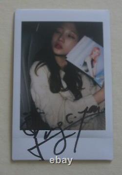 DIA IOI Chaeyeon Official Autographed Signed Polaroid Photo Authentic from Album