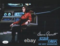 DONNA GARRETT Hand Signed STAR TREK 8x10 Photo AUTHENTIC Autograph JSA COA CERT