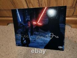 Daisy Ridley & Adam Driver Signed Star Wars 11x14 Photo Topps Authentic Beckett