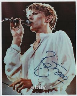 David Bowie in person hand signed autographed 8x10 photo dated 2000 AUTHENTIC