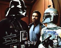 David Prowse & Jeremy Bulloch Star Wars Authentic Signed 11X14 Photo BAS