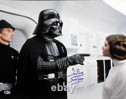 David Prowse Star Wars Darth Vader Authentic Signed 16X20 Photo BAS 9