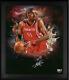 Dikembe Mutombo Houston Rockets Framed Autographed 20 X 24 In Focus Photograph