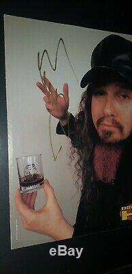 Dimebag Hand Signed Poster With Coa Pantera Framed 8x10 Photo Authentic