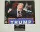 Donald Trump Hand-signed, Autographed 8x10 Photo With Certificate Of Authenticity