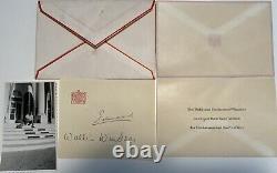 Duke and Duchess of Windsor Authentic Hand Signed Christmas card And Photo