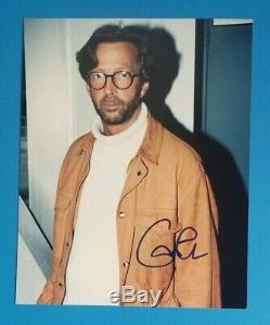 ERIC CLAPTON SIGNED 8X10 COLOR PHOTO CERTIFIED AUTHENTIC WITH JSA COA psa bas