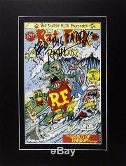 Ed Big Daddy Roth Signed Comic Photo Authentic Autograph Rat Fink Car Custom