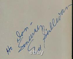 Ed Sullivan Signed Photo Autographed Portrait Celebrity Hollywood Authentic JSA