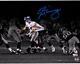 Eli Manning New York Giants Signed 11x14 Super Bowl Xlii Escape Spotlight Photo