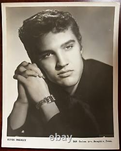 Elvis Presley Authentic Autographed Signed Sun Promotional Photo Bob Neal 1955