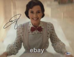 Emily Blunt Signed 11x14 Photo Authentic Autograph Mary Poppins Beckett Coa