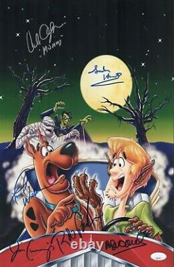 Frank Welker +5 Signed 11x17 Scooby Doo Reluctant Werewolf Authentic JSA COA