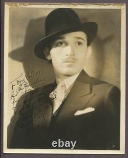 George E Stone 1937 Signed Photo Inscription DBL WT Portrait Actor J6310