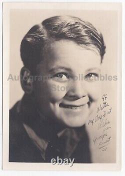 George Ernest Vintage Authentic Signed Autograph 1937 5x7 Fan Photo