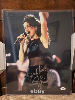 Gloria Estefan Signed Color Photo Auto PSA Authenticated COA/LOA