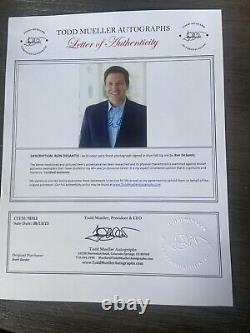 Governor Ron Desantis 8 X10 Signed Photo Authentic Letter Of Authenticity COA