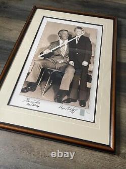 Gretzky & Howe Autographed Slashing Photo / WGA (Gretzky) Authenticated 74/299