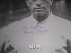 HOF Harry Hooper Autographed 8x10 B&W photo JSA Authenticated