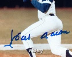 Hank Aaron Atlanta Braves Signed 8.5x11 MLB Glossy Photo JSA Authenticated