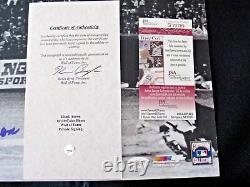 Hank Aaron Home Run # 715 Atl Braves Hof Signed Auto 16 X 20 Photo Jsa Authentic
