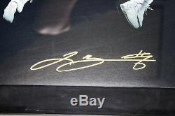 Heat LeBron James Authentic Signed Framed 15x36 Photo LE #17/50 BAS #A76336