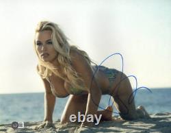 Hot Sexy Pamela Anderson Signed 11x14 Photo Authentic Autograph Beckett 2